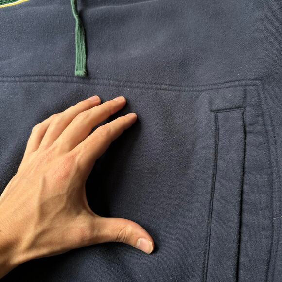 Vintage 00s jansport heavy cotton notre dame hoodie - Picture 7 of 8